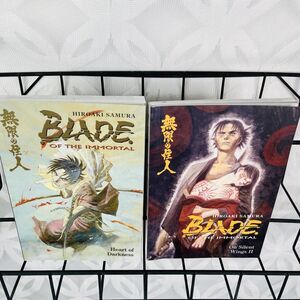 Blade of the Immortal On Silent Wings II and‎ Volume 7 Heart Of Darkness Tpb Lot